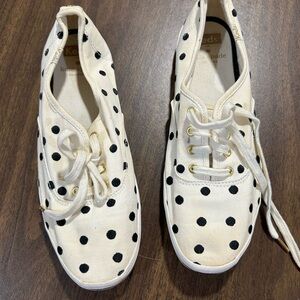 ***SOLD OUT***
Keds KATE SPADE Cream Canvas Shoes with Black Dots size 7.5
